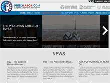 Tablet Screenshot of phillylabor.com